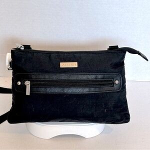 Baggallini Black Crossbody/wristlet Bag EUC